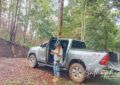 Private 4x4 birding vehicle in Chiang Dao forest, Northern Thailand